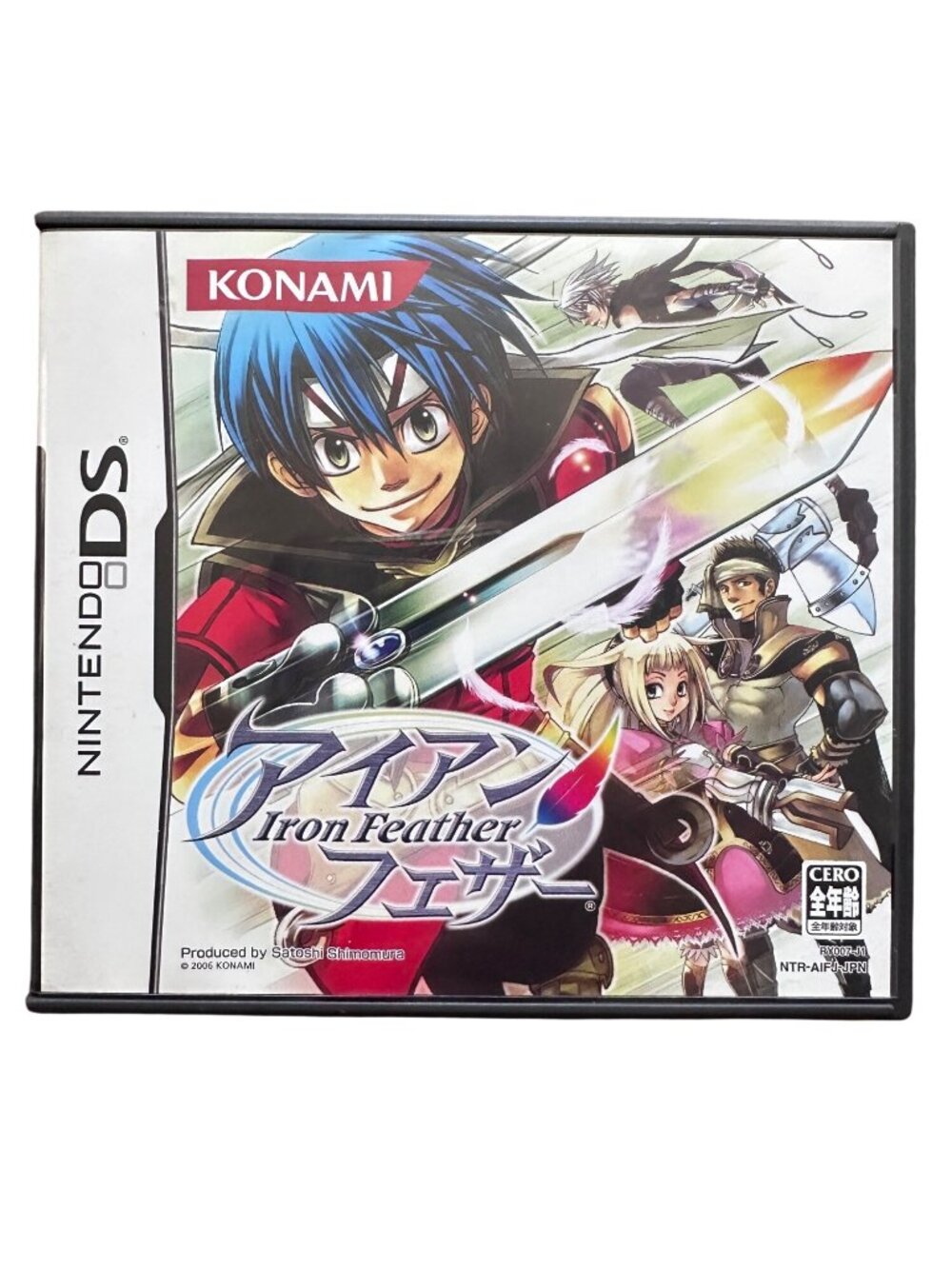 Iron Feather Nintendo DS Game Complete With Manual & Inserts By Konami